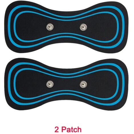 Appareil de massage électrique rechargeable pour la nuque, patch de massage cervical EMS, stimulateur musculaire dorsal, TENS pour soulager les douleurs cervicales 03032-AquaForge