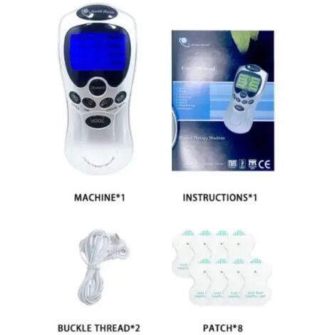 Appareil de massage électrique TENS pour électrostimulation musculaire, EMS, acupuncture et massage corporel - Thérapie numérique - Appareil de massage par électrostimulation 05209-AquaForge