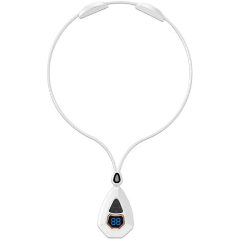 Appareil de massage intelligent pour la nuque, avec chaleur et impulsions EMS, mini-massage électrique pour soulager la douleur et soulager la colonne vertébrale01474-AquaForge