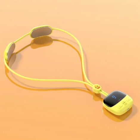 Appareil de massage intelligent pour la nuque et le dos avec fonction chauffante, mini appareil portable EMS/TENS pour le dos et les cuisses, soulagement des douleurs et relaxation.-AquaForge