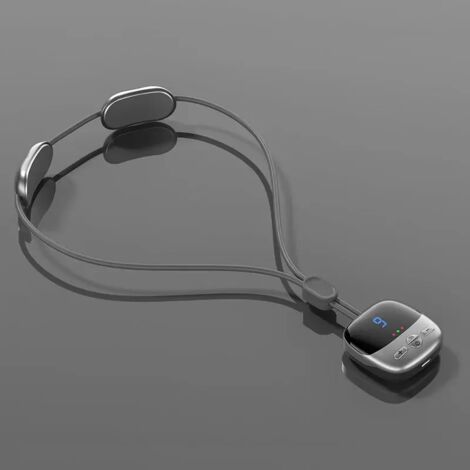 Appareil de massage intelligent suspendu pour la nuque et les cervicales, mini masseur dorsal portable à compresse chaude, EMS, TENS, massage du dos, des cuisses et des mains pour soulager la douleur-