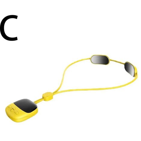 Appareil de massage intelligent suspendu pour la nuque, les cervicales et le dos, avec compresse chaude, EMS pour les cuisses, massage portable pour soulager la douleur et détendre le dos, mini sac à