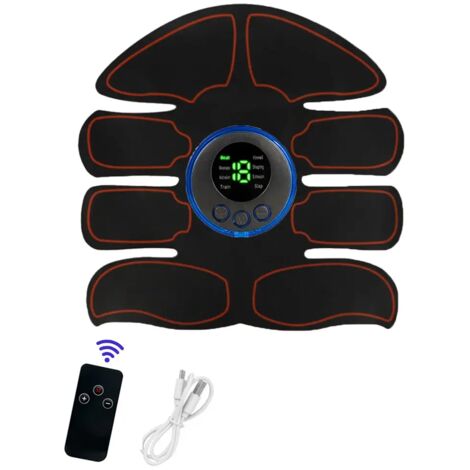 Appareil de massage musculaire EMS pour le fitness, le renforcement des muscles abdominaux et des hanches, pour affiner la silhouette et sculpter le corps à domicile01038-AquaForge