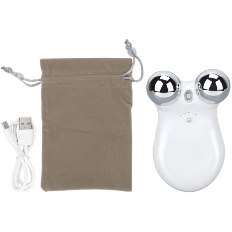 Appareil de Massage Visage Microcourant 3 Vitesses Raffermissant Lissant Anti-Âge Machine de Beauté