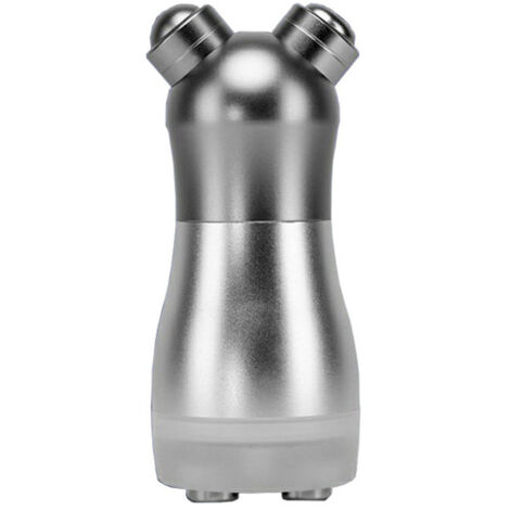 Appareil de Massage Visage Radiofréquence Argent - Améliore la Circulation Sanguine - Masseur Visage Portable - Prise US 100‑240V