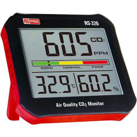 Appareil de mesure de la qualité de l'air RS PRO RS-326, +50°C max ( Prix pour 1 )