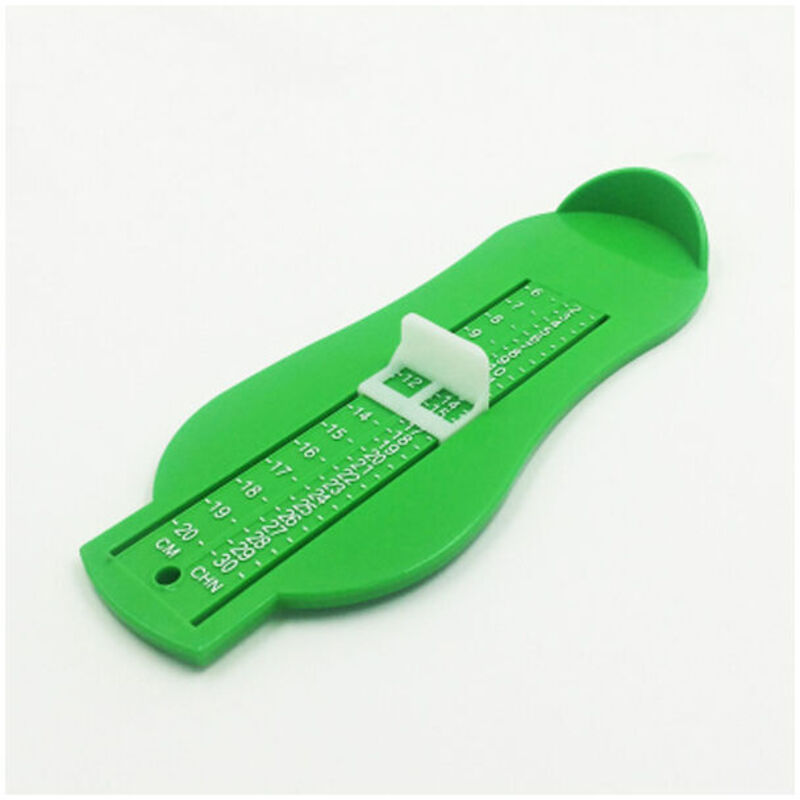 Appareil de mesure du pied Règle de mesure de la longueur du pied（vert）, Ensoleillé