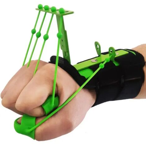 Appareil de musculation en silicone pour les mains, destiné à renforcer les avant-bras et à rééduquer les doigts.