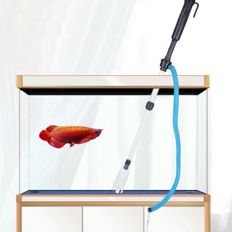Appareil de nettoyage électrique pour aquarium, nettoyeur de gravier, aspirateur et lave-sable.
