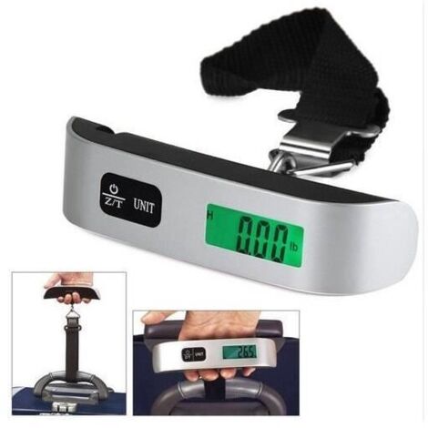 Appareil de pesage numérique Hostweigh LCD Mini bagages balance électronique 50kg capacité