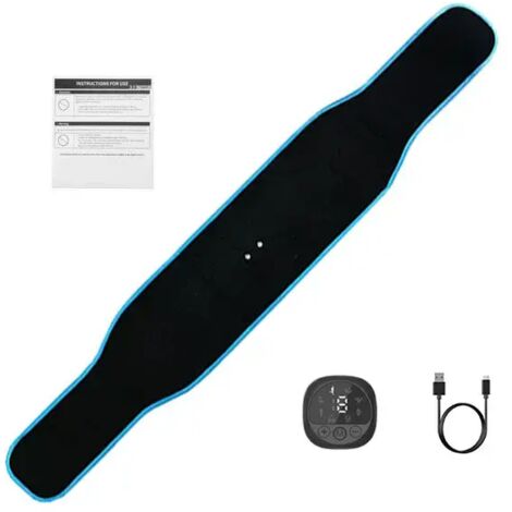 Appareil de stimulation musculaire EMS, ceinture de tonification abdominale, équipement de fitness pour le renforcement de la taille et des abdominaux, appareil d'entraînement pour l'amincissement du 