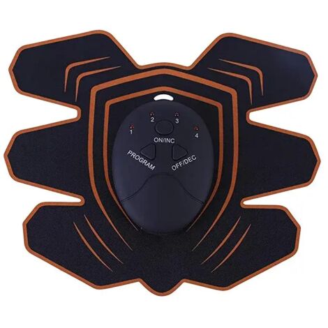 Appareil de stimulation musculaire EMS pour abdominaux - Tonifiant abdominal, appareil de massage électronique puissant unisexe pour l'entraînement, la remise en forme et la perte de poids-AquaForge