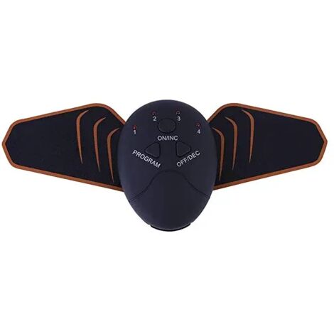 Appareil de stimulation musculaire EMS pour abdominaux - Tonifiant abdominal, appareil de massage électronique puissant unisexe pour l'entraînement, la remise en forme et la perte de poids-AquaForge