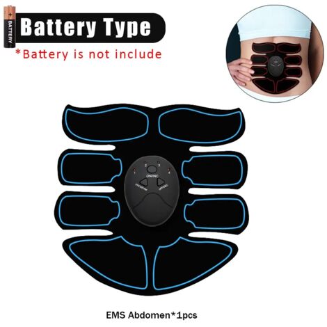 Appareil d'électrostimulation musculaire abdominale (EMS) pour renforcer les muscles, masseur abdominal et des hanches, salle de sport à domicile, amincissement et perte de poids 02185-AquaForge