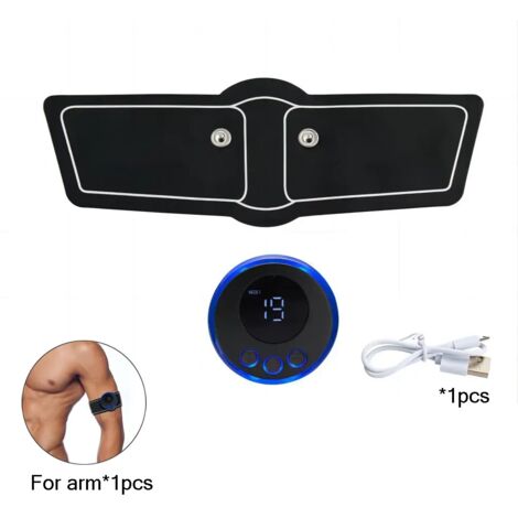 Appareil d'électrostimulation musculaire abdominale (EMS), tonifiant musculaire, appareil de massage et de remise en forme USB pour abdominaux et hanches, pour la perte de poids et le fitness à domici