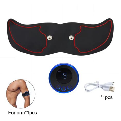 Appareil d'électrostimulation musculaire abdominale (EMS), tonifiant musculaire, appareil de massage USB pour abdominaux et hanches, perte de poids et remise en forme, pour salle de sport à domicile 0