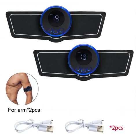 Appareil d'électrostimulation musculaire abdominale (EMS), tonifiant musculaire, appareil de massage USB pour abdominaux et hanches, perte de poids et remise en forme, pour salle de sport à domicile 0