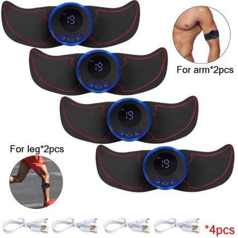 Appareil d'électrostimulation musculaire abdominale (EMS), tonifiant musculaire, appareil de massage USB pour abdominaux et hanches, perte de poids et remise en forme, pour salle de sport à domicile 0
