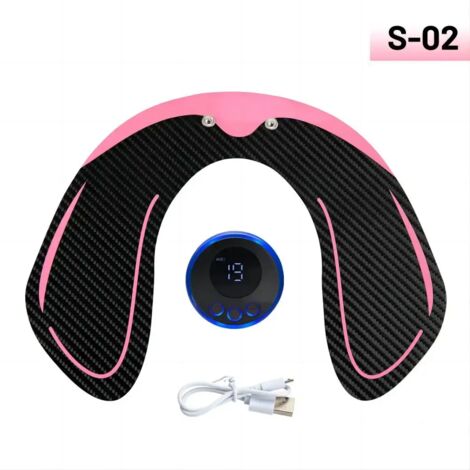 Appareil d'électrostimulation musculaire abdominale (EMS), tonifiant musculaire, appareil de massage USB pour abdominaux et hanches, perte de poids et remise en forme, pour salle de sport à domicile 0