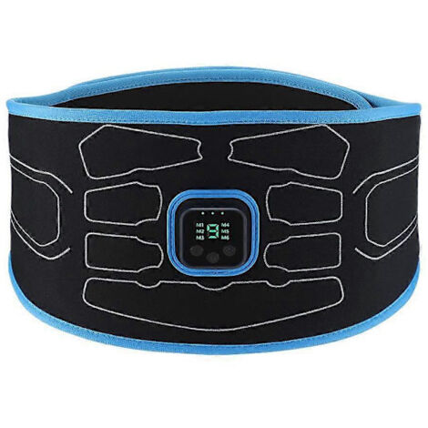 Appareil d'électrostimulation musculaire abdominale intelligent EMS, ceinture de fitness vibrante amincissante, unisexe-AquaForge