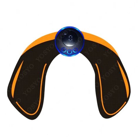 Appareil d'électrostimulation musculaire rechargeable EMS, entraîneur intelligent pour exercices des hanches et des abdominaux, masseur corporel électrique amincissant pour la perte de poids01980-Aqua