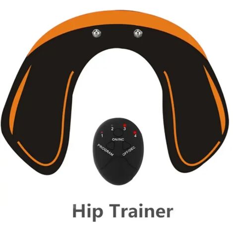 Appareil d'électrostimulation sans fil pour les hanches, les fessiers et les abdominaux : autocollants minceur pour le fitness et le renforcement musculaire des fessiers et des abdominaux (unisexe) 0
