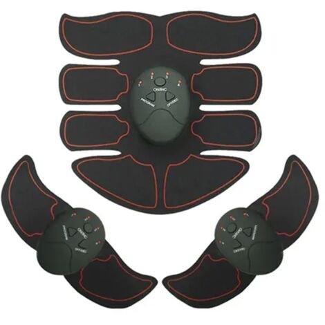 Appareil d'entraînement intelligent EMS (stimulateur musculaire sans fil) pour exercices abdominaux et perte de poids - Autocollants amincissants pour le corps-AquaForge