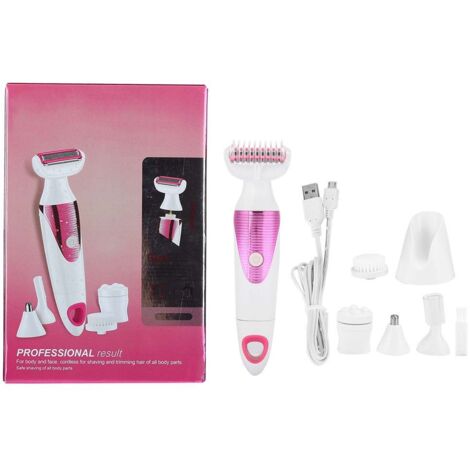 Appareil d'Épilation USB Rechargeable Étanche pour Sourcils et Nez