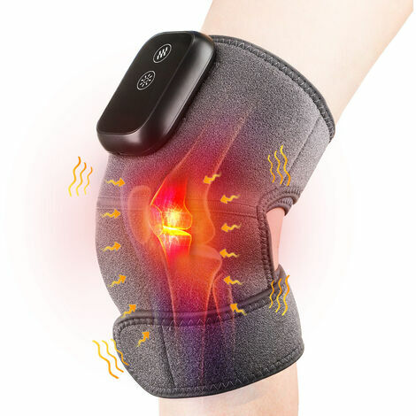 Appareil électrique de physiothérapie chauffant pour le massage des genoux trois niveaux de température trois niveaux d'intensité arrêt automatique de 30 minutes chaleur infrarouge lointaine physiothé