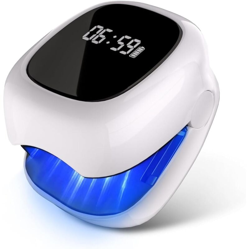 Appareil laser contre les champignons des ongles - Mise à niveau 4 x bleu et 2 x lumière infrarouge - Doublez le traitement - Traitement industriel