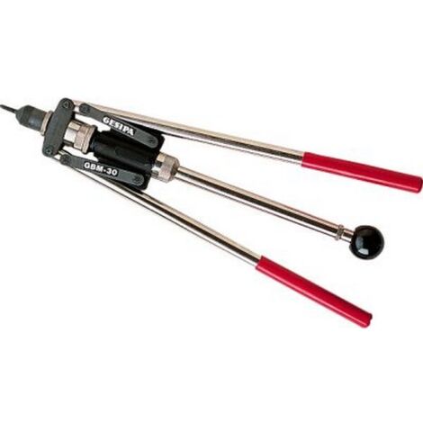Appareil portatif pour écrous à rivets aveugles GBM 30, Plage de travail : M5, Long. totale 470 mm