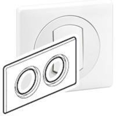 Appareillage mural 2 postes blanc Céliane IP44 - Legrand