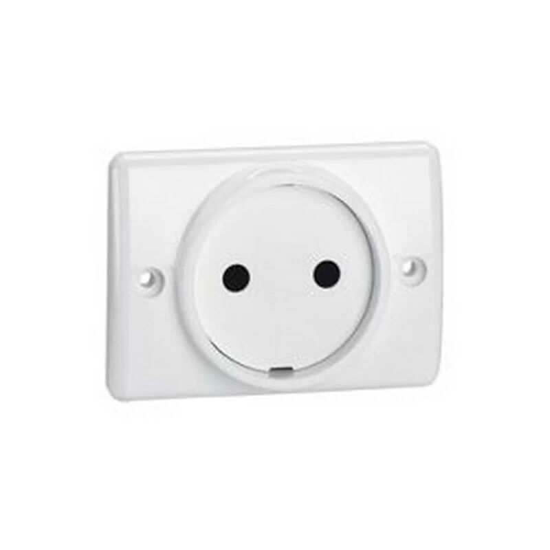 Legrand 050806 - RECESSED socket for SKIRTING BOARD - 2P - 16 A - 250 V - WHITE