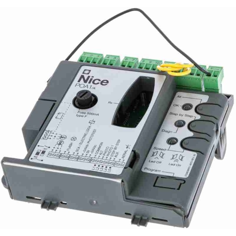 Panneau de commande central SPPOA1 Moteurs pop 7024 PP7024 Pièce de rechange Nice SPPOA1 POA1