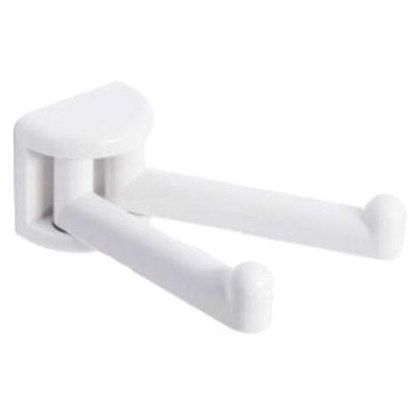 Appendi abiti a snodo serie Linea, dim. 13 x 9 x 9 cm bianco 303 LINE