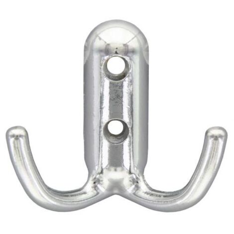 APPENDIABITI A 2 GANCI 45X45 MM CROMO LUCIDO 30 PZ