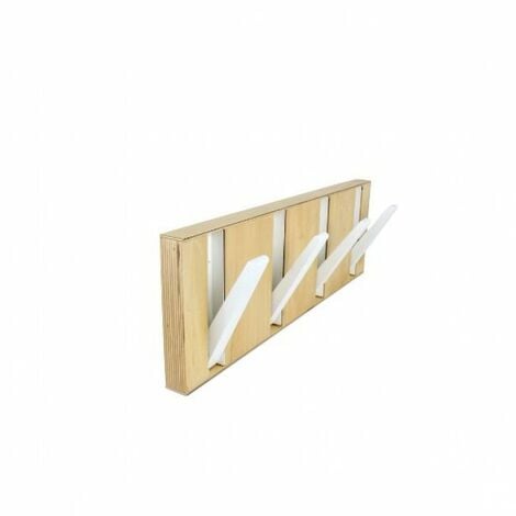 anaan One-Tenth Appendiabiti da Parete Legno Attaccapanni Muro Ganci  appendi Cappotti Moderno Design Ingresso Decorazione Scandinave (Faggio,  Set di 4