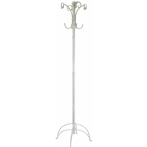 Appendiabiti a Stelo Ø45xh180 cm in Metallo Bianco