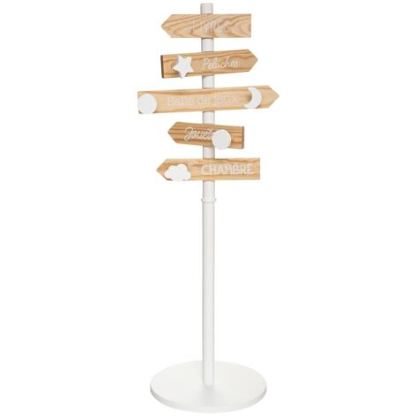 Appendiabiti bianco per bambini h115cm - Atmosphera créateur d'intérieur