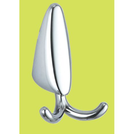 appendiabiti con 2 ganci serie goccia accessori ricambi arredo bagno gancio