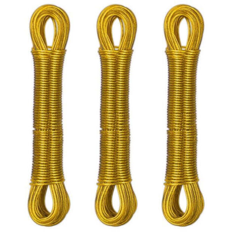 Appendiabiti con filo d'acciaio 3 x 20 m