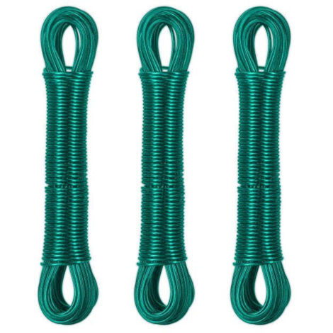 Appendiabiti con filo dacciaio 3 x 20 m