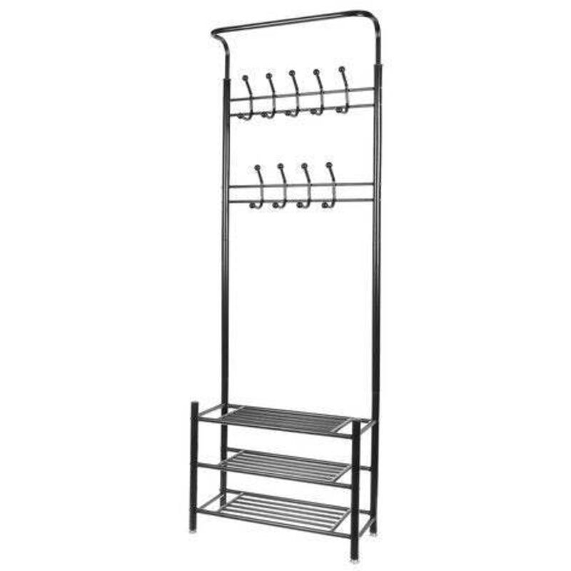 Appendiabiti con ripiano per scarpe - 192 x 65 x