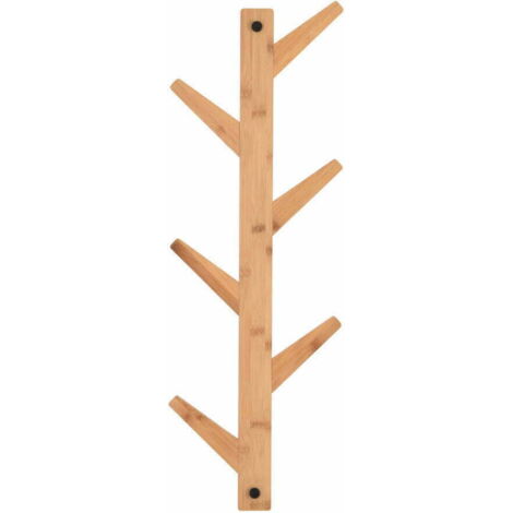 Appendiabiti da parete Domopak Living Bambù (75 x 12 x 12 cm)