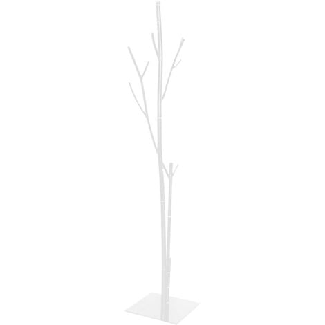 Appendiabiti da Terra 33x33x178 cm in Ferro Battuto Vasconi Bamboo Bianco –  acquista su Giordano Shop