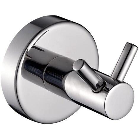 Appendiabiti doppio da muro in acciaio inox AISI 304 Gedy 5026 serie PROJECT Cromato