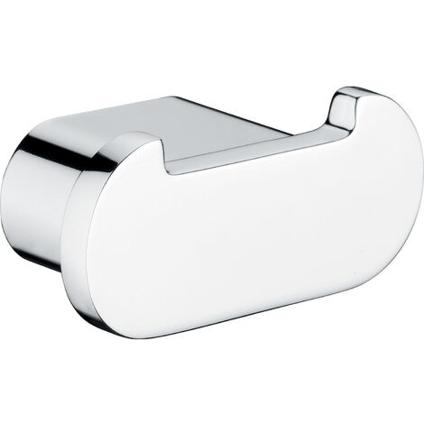 Appendiabiti doppio da muro in alluminio, ottone e Cromall A126 Gedy serie AZZORRE Cromato