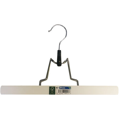 Appendiabiti ecologico in legno bianco fsc 25x16cm-20mm