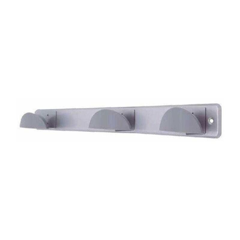 Appendiabiti in acciaio inox + pomello abs triplo cromato 420x50mm GSC 003802798