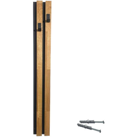 Appendiabiti in legno Slats 98cm modulo 12cm